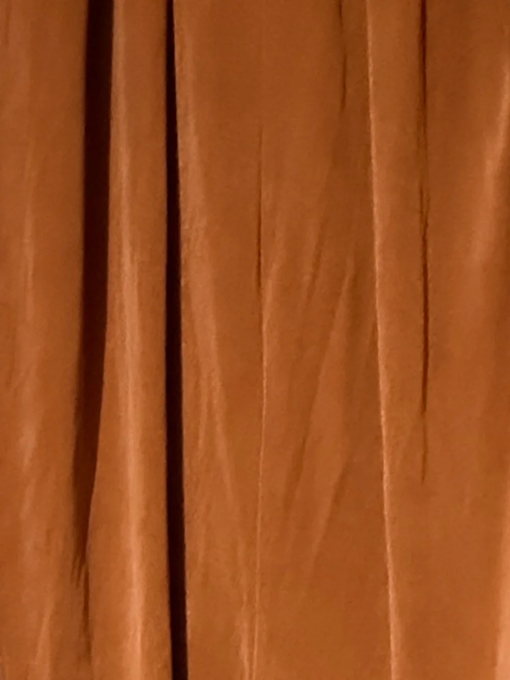 Women's Rust Brown Pleated Maxi jumpsuit